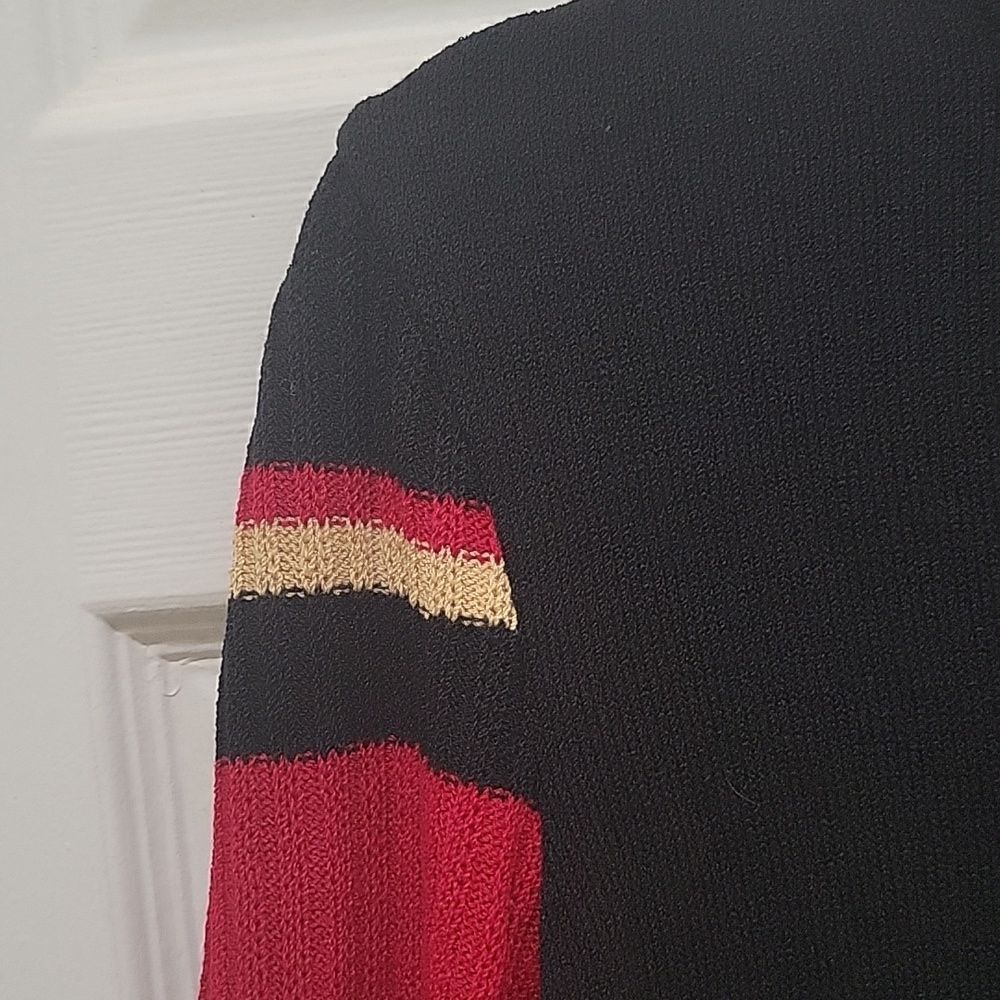 St John Sport Knit Mock Neck Sweater Marie Gray (SZ P) - Picture 3 of 12